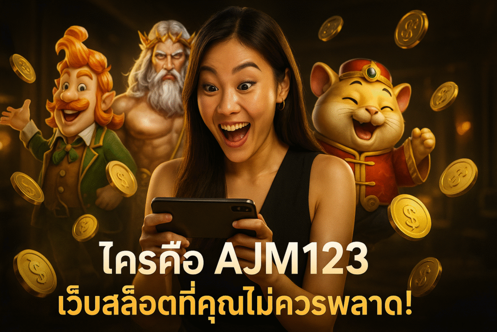 ใครคือ AJM123 เว็บสล็อตที่คุณไม่ควรพลาด!