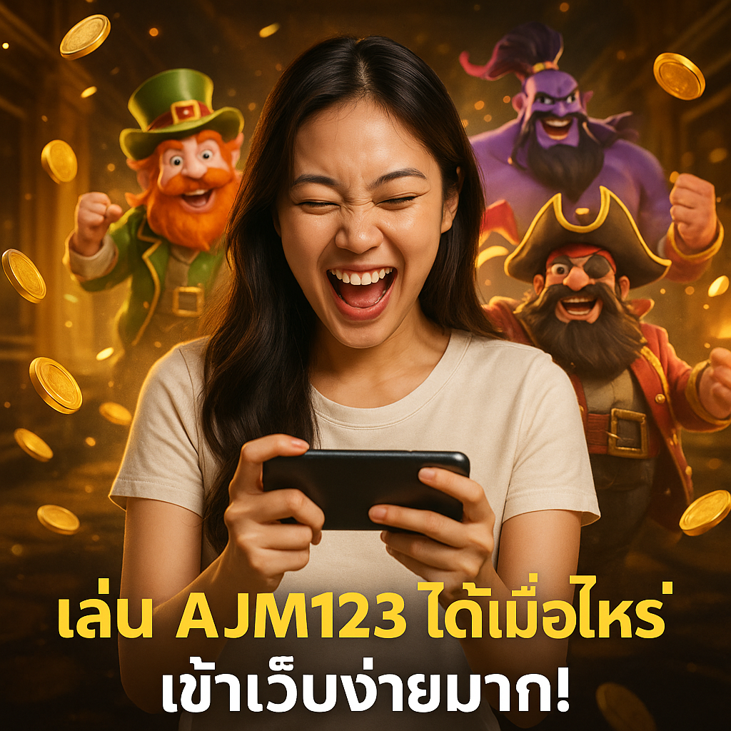 เล่น AJM123 ได้เมื่อไหร่ เข้าเว็บง่ายมาก!
