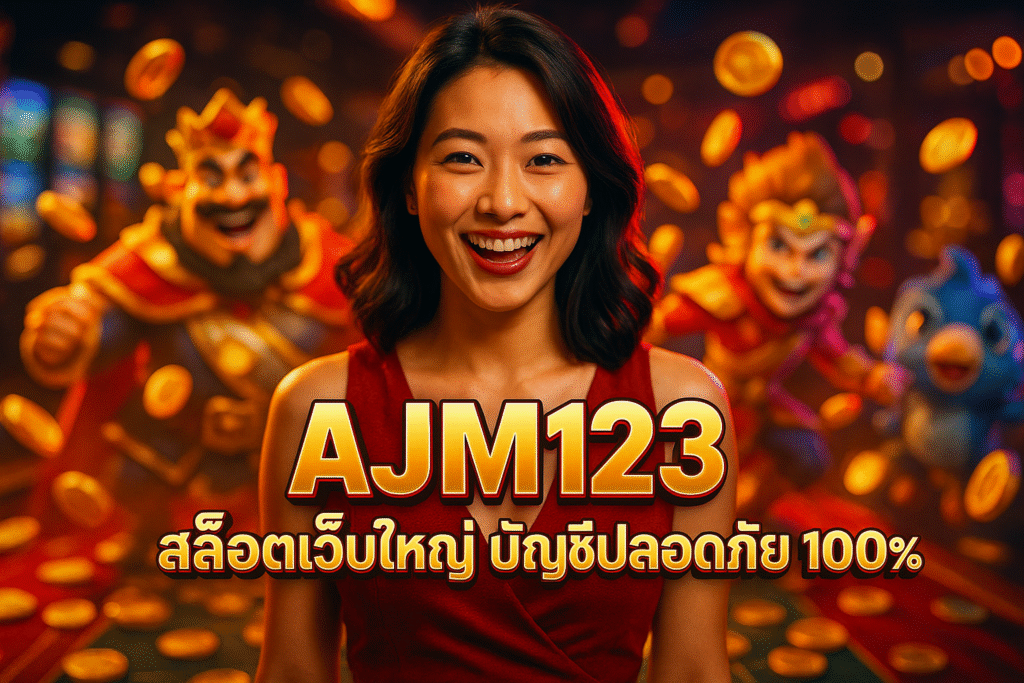 AJM123 สล็อตเว็บใหญ่ บัญชีปลอดภัย 100%
