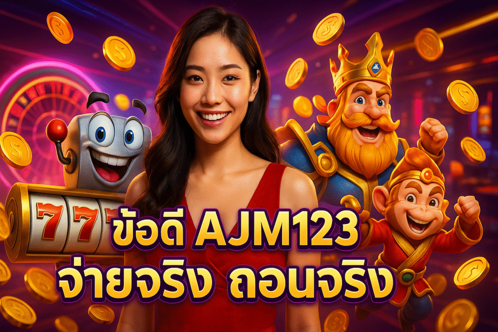 ข้อดี AJM123 จ่ายจริง ถอนจริง