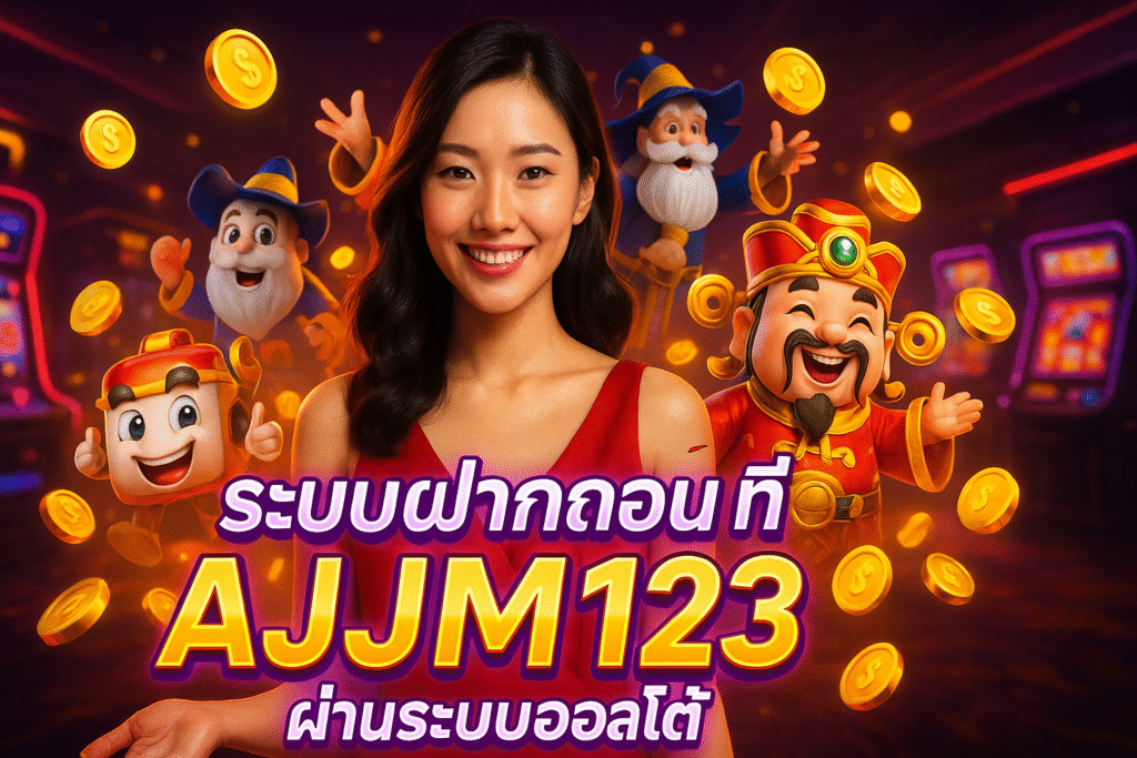 ระบบฝากถอนที่ AJM123 ผ่านระบบออโต้