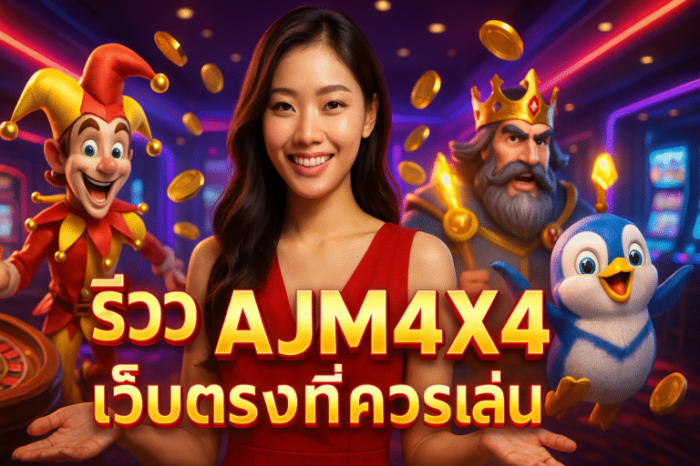 รีวิว AJM4X4 เว็บตรงที่ควรเล่น